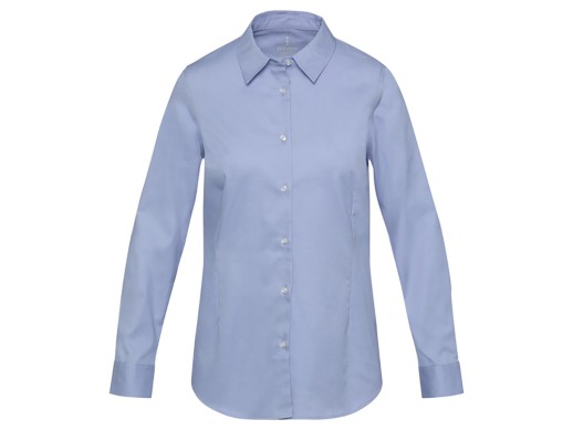 Citrine женская рубашка из твила - Голубой