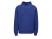 Толстовка с капюшоном оверсайз Lisbon унисекс, классический синий с нанесением логотипа с нанесением логотипа