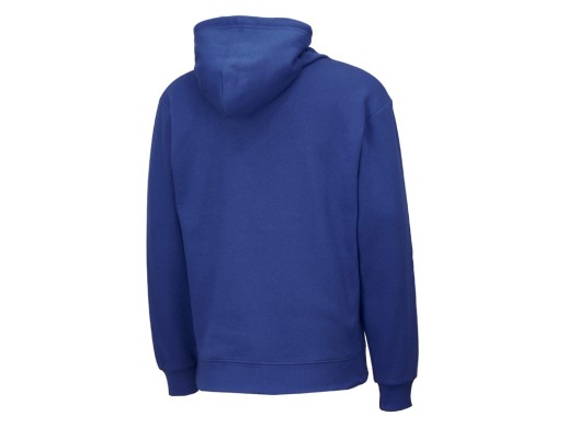 Толстовка с капюшоном оверсайз Lisbon унисекс, классический синий с нанесением логотипа с нанесением логотипа
