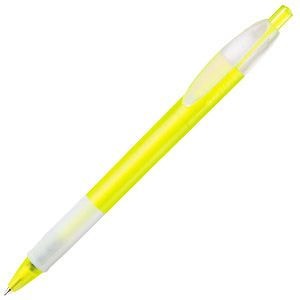 Ручка шариковая с грипом X-1 FROST GRIP ,   214F/70 с нанесением логотипа с нанесением логотипа