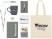 Welcome pack Starter Bundle, серый с нанесением логотипа с нанесением логотипа