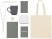 Welcome pack Starter Bundle, серый с нанесением логотипа с нанесением логотипа
