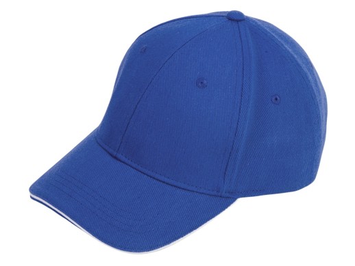 Бейсболка Cancun, классический синий/белый с нанесением логотипа с нанесением логотипа