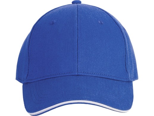 Бейсболка Cancun, классический синий/белый с нанесением логотипа с нанесением логотипа