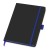 Блокнот ColorNote Black, твердая обложка A5, 80 листов, черный с синим