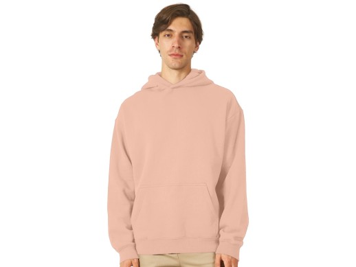 Толстовка с капюшоном оверсайз Berlin унисекс, лосось