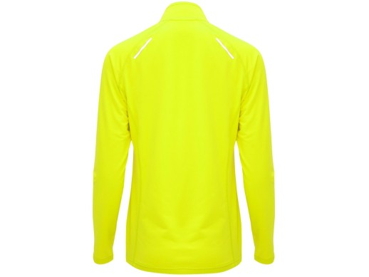 Толстовка с воротом на молнии женская Melbourne, неоновый желтый