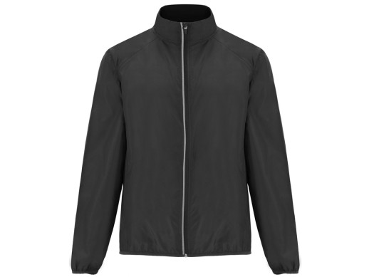 Ветровка Glasgow мужская, черный с нанесением логотипа с нанесением логотипа