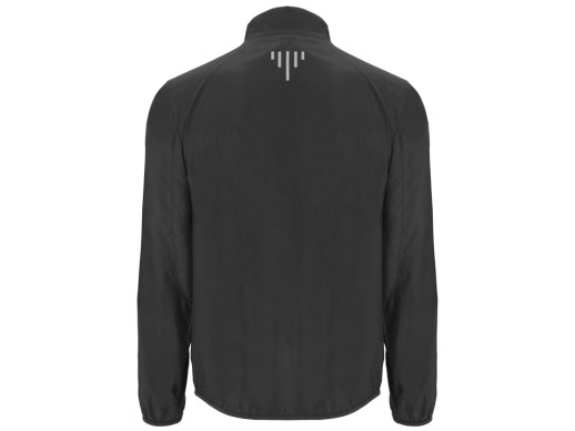 Ветровка Glasgow мужская, черный с нанесением логотипа с нанесением логотипа