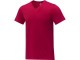 Somoto Мужская футболка с коротким рукавом и V-образным вырезом , красный