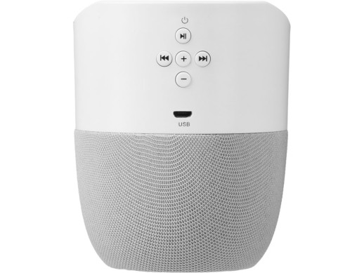 Портативная колонка с беспроводной зарядкой Shuttle, 5 Вт, белый