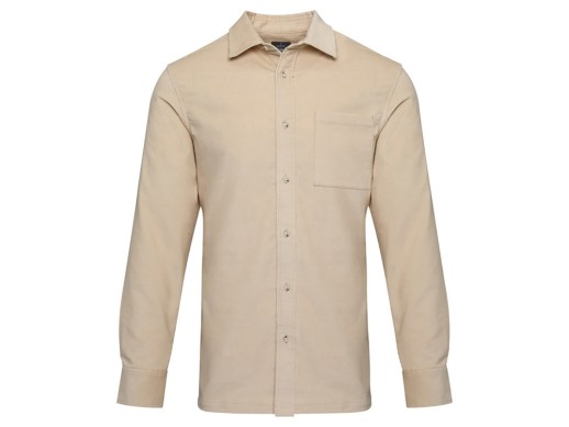 Alum вельветовая рубашка унисекс - Oatmeal