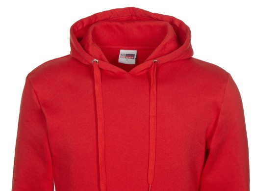 Толстовка с капюшоном Amsterdam мужская, красный с нанесением логотипа с нанесением логотипа