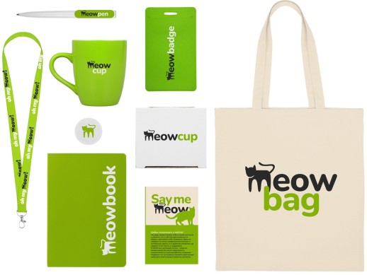Welcome pack Starter Bundle, зеленое яблоко с нанесением логотипа с нанесением логотипа