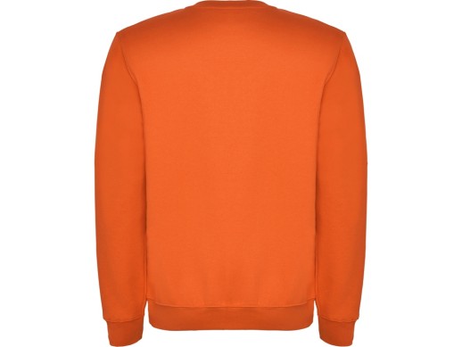 Свитшот с начесом Clasica унисекс, оранжевый