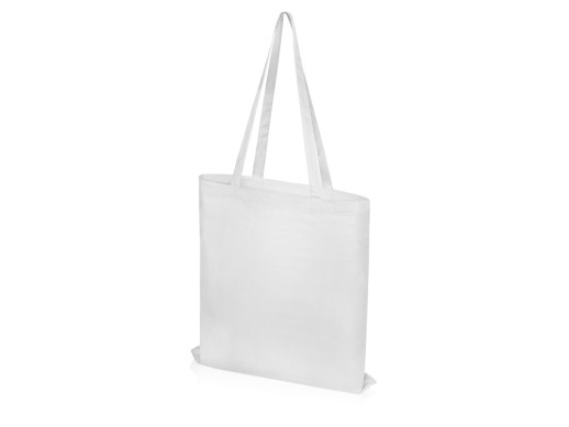 Сумка из хлопка Carryme 105, белый (P) с нанесением логотипа с нанесением логотипа