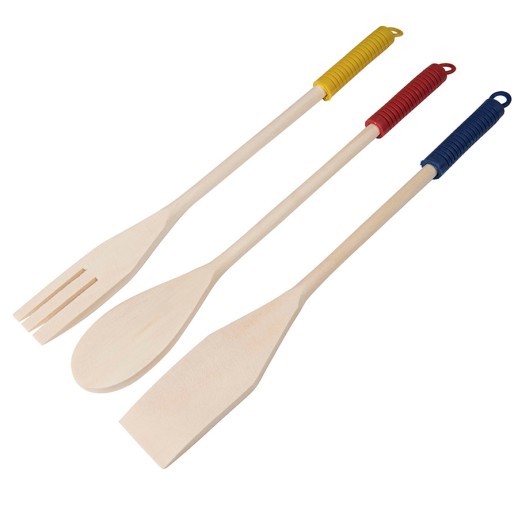 Комплект лопаток KUSINA, 11х32х1 см, дерево 343781