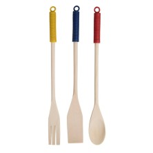 Комплект лопаток KUSINA, 11х32х1 см, дерево 343781