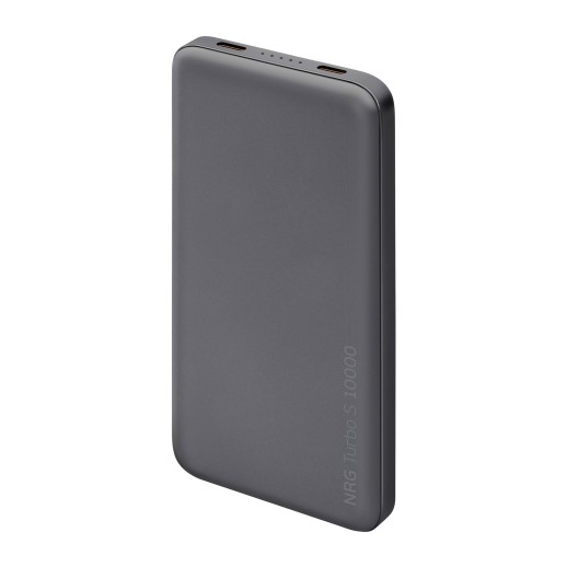 Внешний АКБ NRG Turbo S 10000 mAh, 20Вт, графит, Deppa с нанесением логотипа с нанесением логотипа