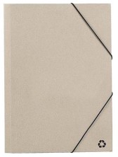 Папка ECOSUM A4, рециклированный картон, бежевый   342420