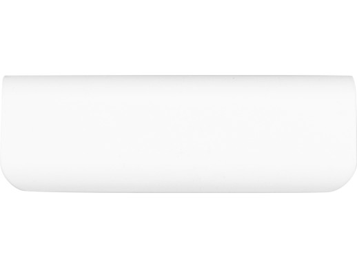 Портативное зарядное устройство (power bank) Basis, 2000 mAh, белый/фиолетовый с нанесением логотипа с нанесением логотипа