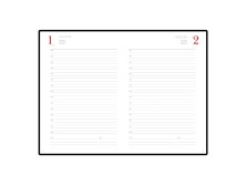 Ежедневник А5 полудатированный Boss, серый