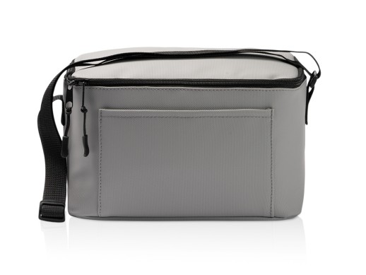 Сумка-холодильник из искусственной кожи с регулируемыми ручками Дэнвер (DENVER), серый