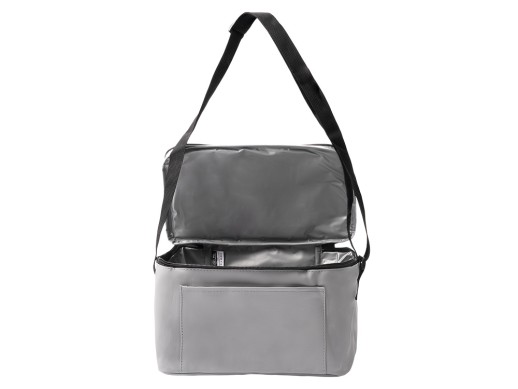 Сумка-холодильник из искусственной кожи с регулируемыми ручками Дэнвер (DENVER), серый