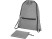 Складной рюкзак со шнурком Coss, heather medium grey с нанесением логотипа с нанесением логотипа