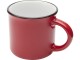 Bari керамическая кружка объемом 240 мл, красный с нанесением логотипа с нанесением логотипа