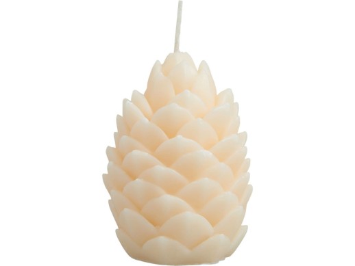 Свеча Шишка, молочный