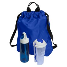 Набор подарочный FITKIT: бутылка для воды, контейнер для еды, рюкзак, синий   39510/24