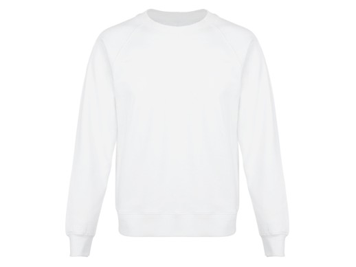 Свитшот оверсайз с рукавом реглан Belgrade, унисекс, белый