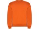 Свитшот с начесом Clasica унисекс, оранжевый