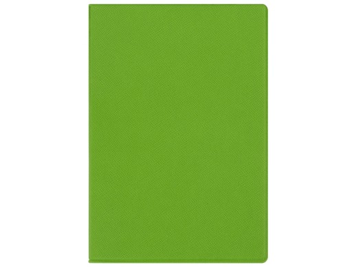 Классическая обложка для паспорта Favor, зеленое яблоко/серая