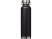 Бутылка для воды с вакуумной изоляцией Thor объемом 650 мл из переработанной нержавеющей стали, сертифицированной по стандарту RCS - сплошной черный