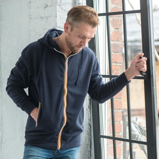 Толстовка мужская с начесом LAS VEGAS MAN 280   399933.35 с нанесением логотипа с нанесением логотипа