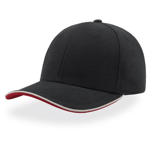 Бейсболка PILOT PIPING SANDWICH, 6 клиньев, металлическая застежка -  25419.25