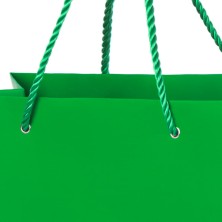 Пакет подарочный GLAM MINI 24х9х28 см, зелёный   21071/15