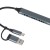 USB-хаб Link с коннектором 2-в-1 USB-C и USB-A, 2.0/3.0, серый