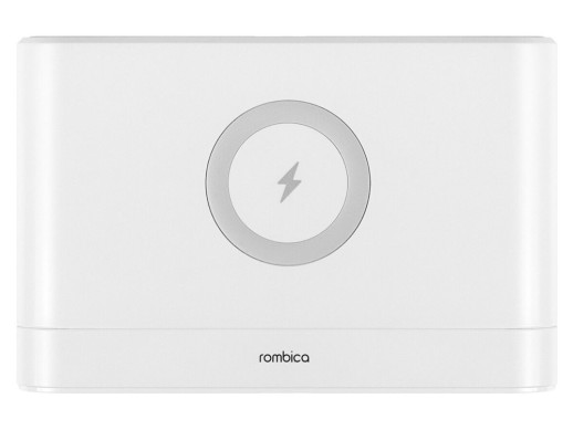 Часы с беспроводным зарядным устройством Rombica Timebox 1, белый