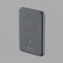 Внешний АКБ NRG MageSafe Alum 5000 мА-ч, 15Вт QI, серый, Deppa