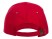 Бейсболка Florida 350 5-панельная, красный с нанесением логотипа с нанесением логотипа