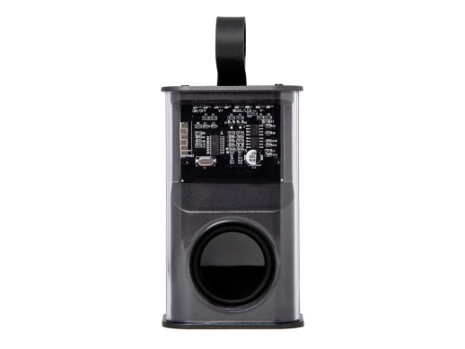 Колонка с RGB подсветкой Sona, черный с нанесением логотипа с нанесением логотипа