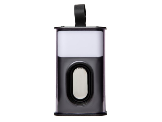 Колонка с RGB подсветкой Sona, черный с нанесением логотипа с нанесением логотипа