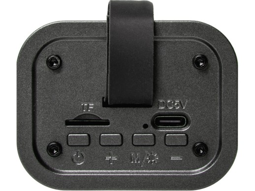 Колонка с RGB подсветкой Sona, черный с нанесением логотипа с нанесением логотипа