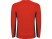 Футболка Shanghai мужская с длинным рукавом, красный/графитовый с нанесением логотипа с нанесением логотипа