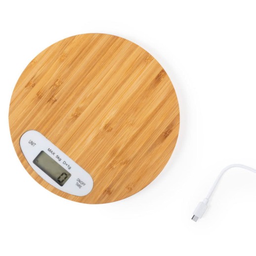 Весы настольные HINFEX, бамбук   346514