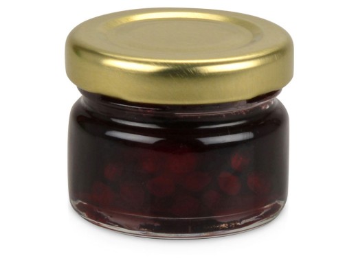 Подарочный набор Варенье в домике, вишневое варенье 25 мл с нанесением логотипа с нанесением логотипа