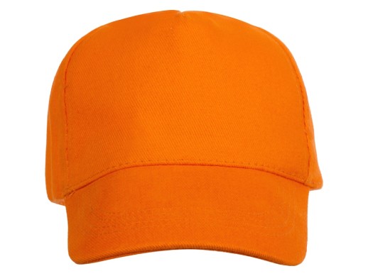 Бейсболка Florida 350 5-панельная, оранжевый с нанесением логотипа с нанесением логотипа